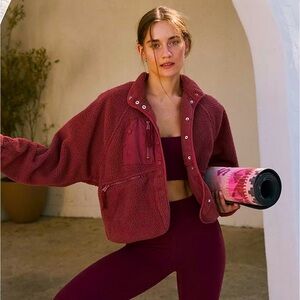 Free People Hit the Slopes Fleece Jacket